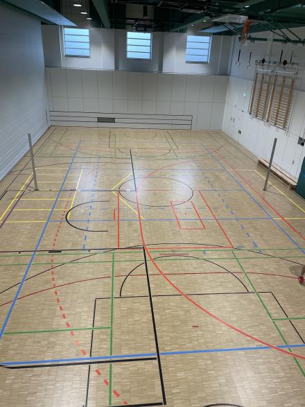 turnahlle von innen von oben