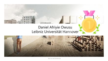 Daniel Afryie Owusu Sieger Innovations-Wettbewerb IAKS