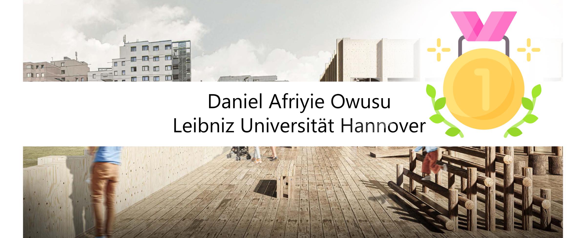 Daniel Afryie Owusu Sieger Innovations-Wettbewerb IAKS