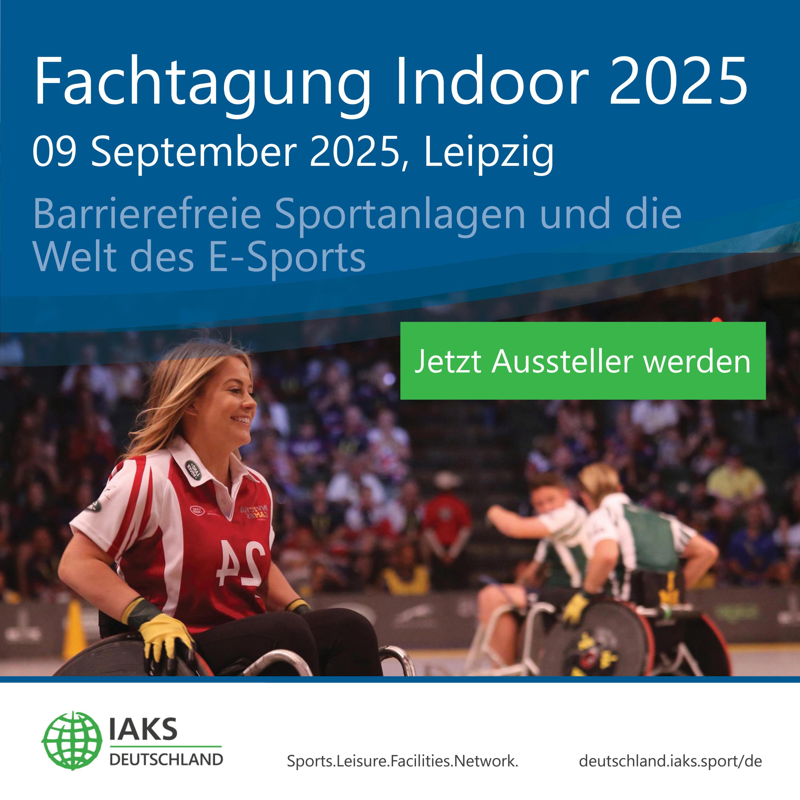 Barrierefreie Sportanlagen und E-Sports Indoor Sportanlagen Tagung 2025 