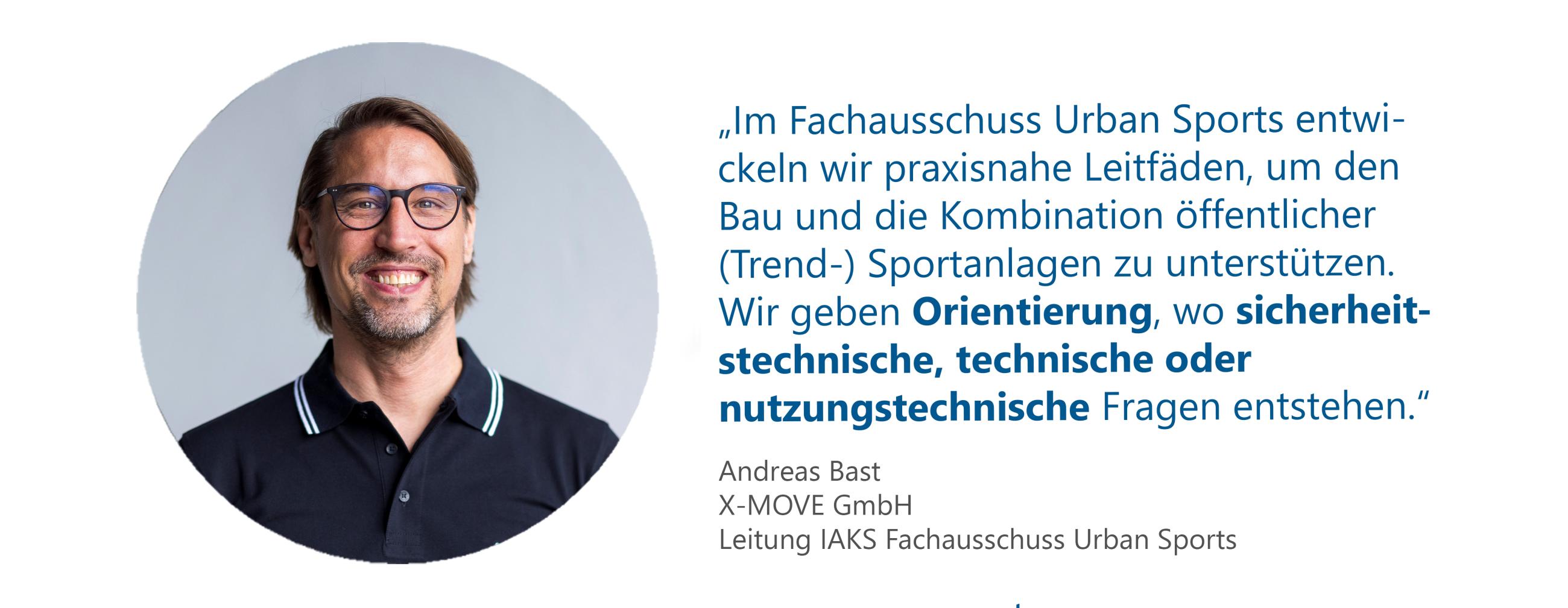 Andreas Bast Zitat Fachausschuss Urban Sports