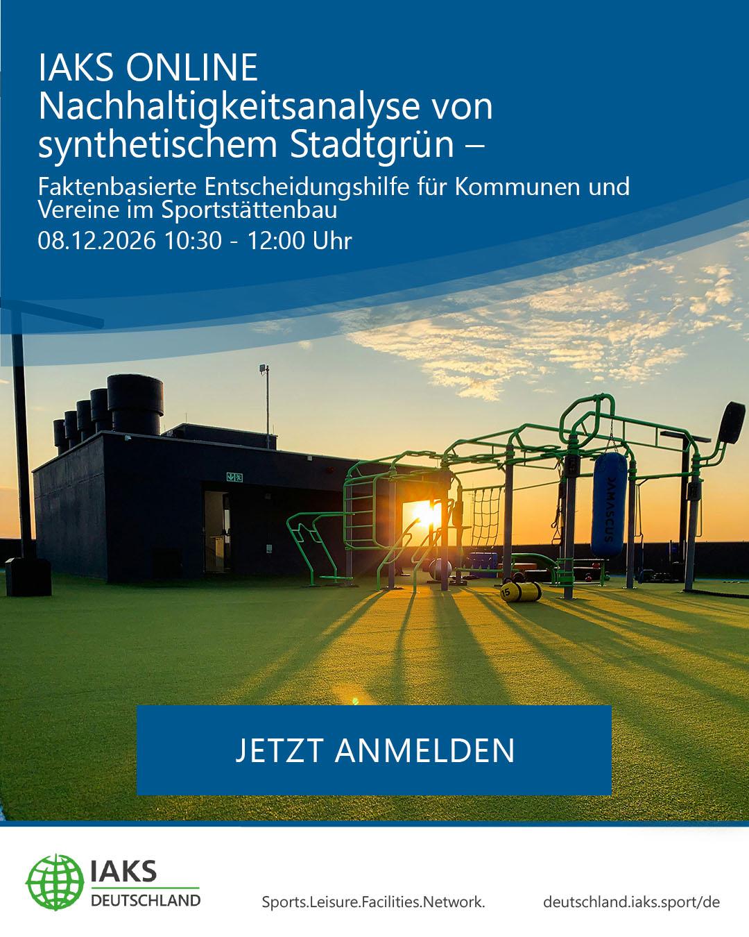 Teaser Online: Nachhaltigkeitsanalyse von synthetischen Stadtgrün