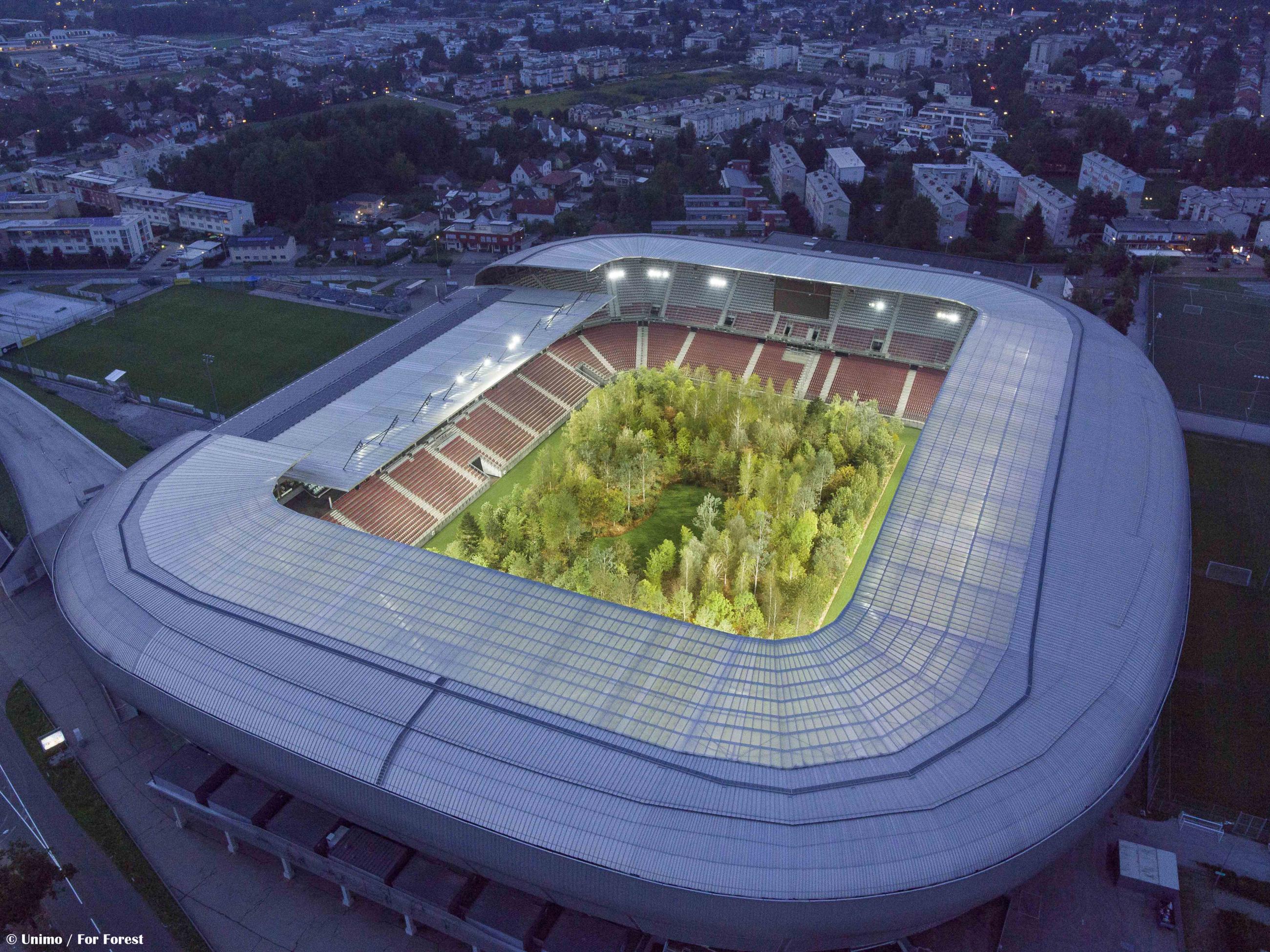 For Forest Stadium Klagenfurt Austria Soccer