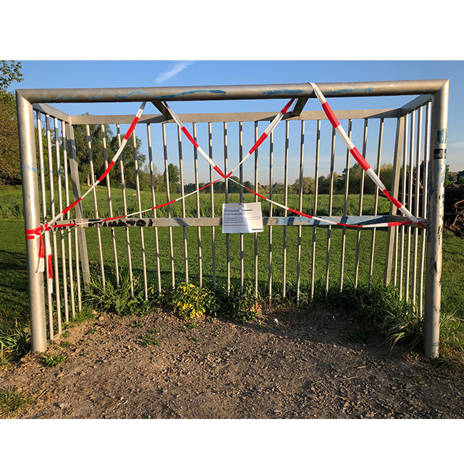 bolzplatz geschlossen