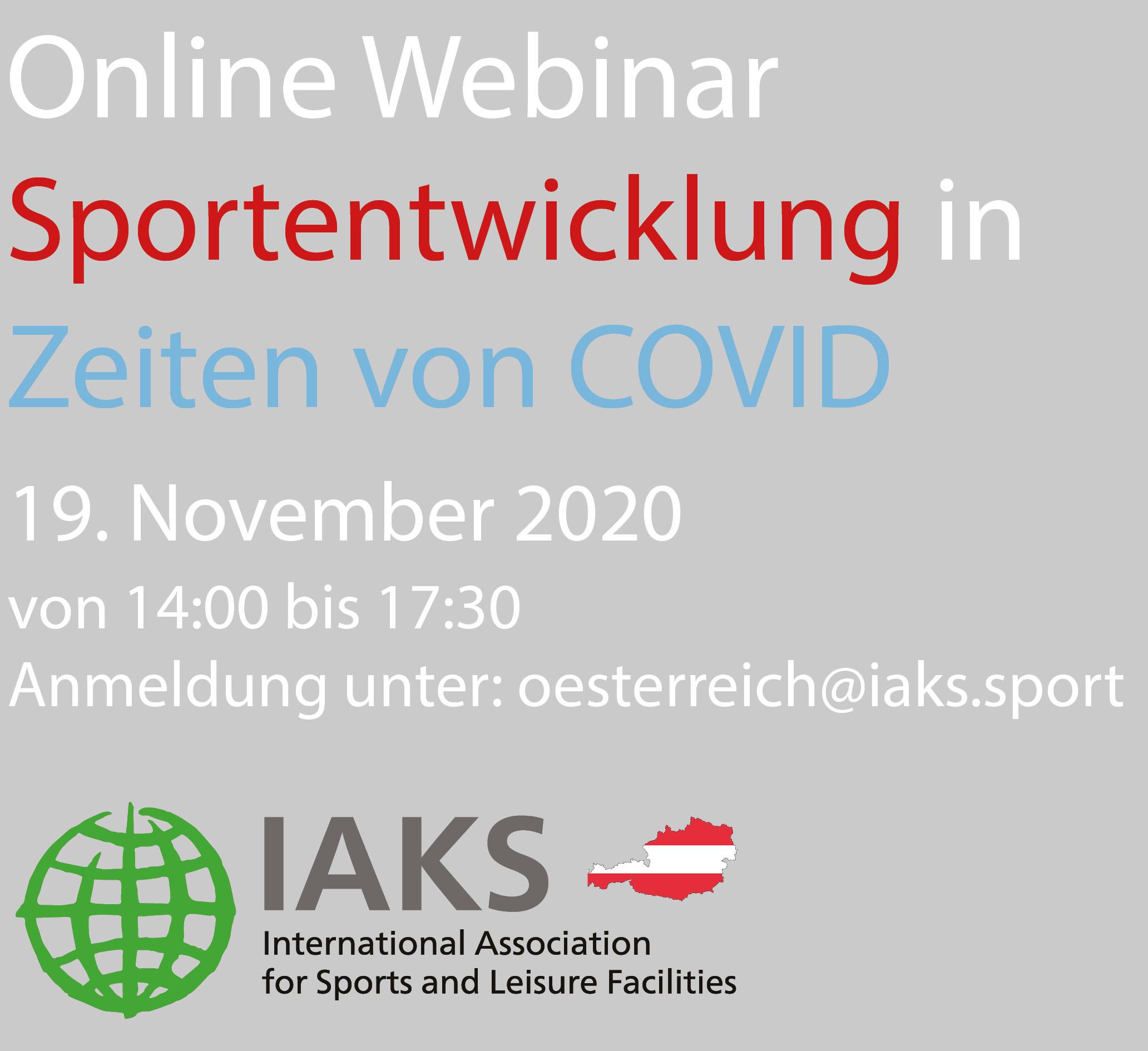 IAKS, Österreich, Kongress, Covid, November, 2020