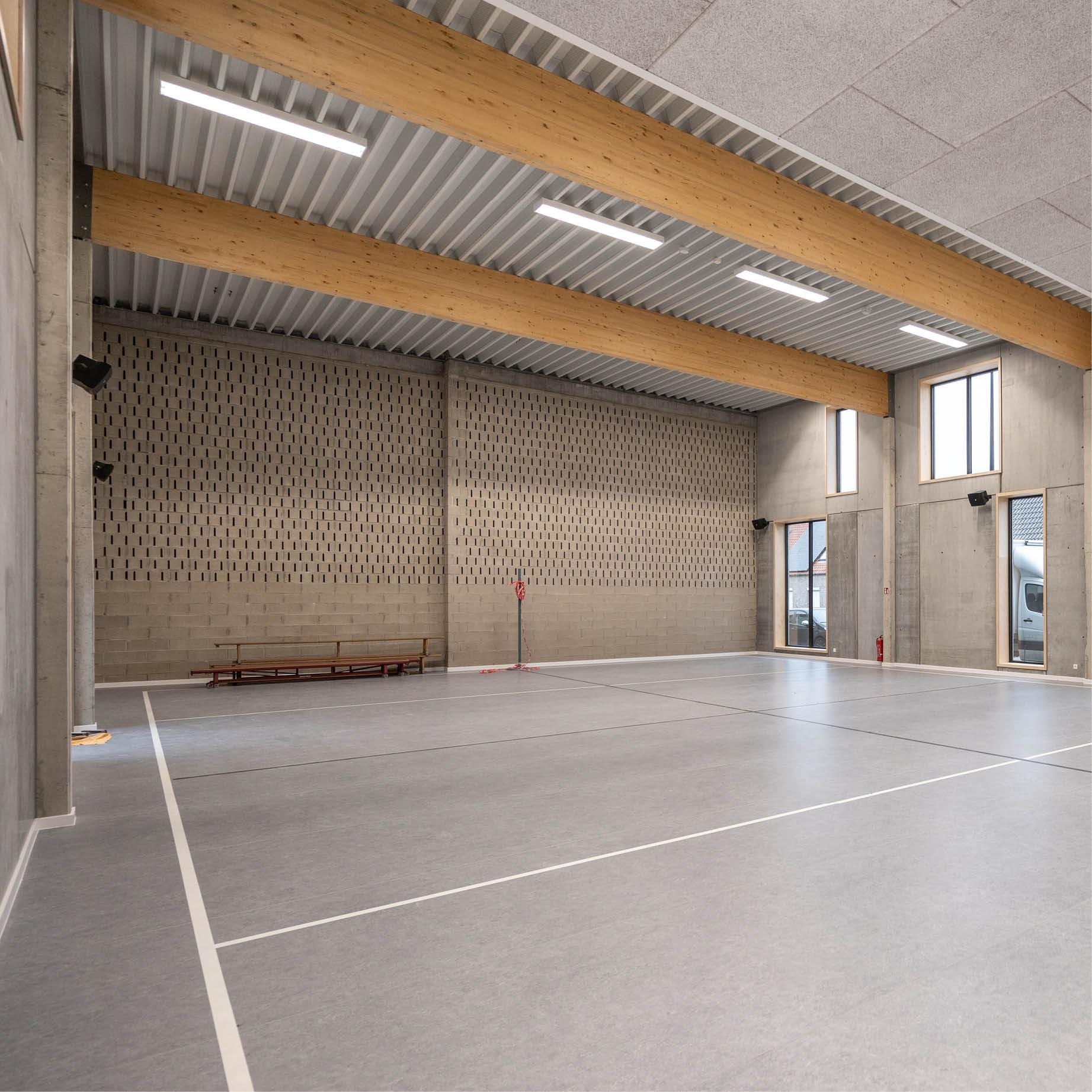 Sporthalle Belgien Gerflor