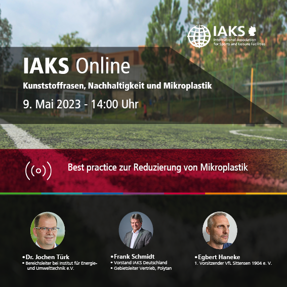 Grafik Online Seminar Nachthaltigkeit Kunstrasen