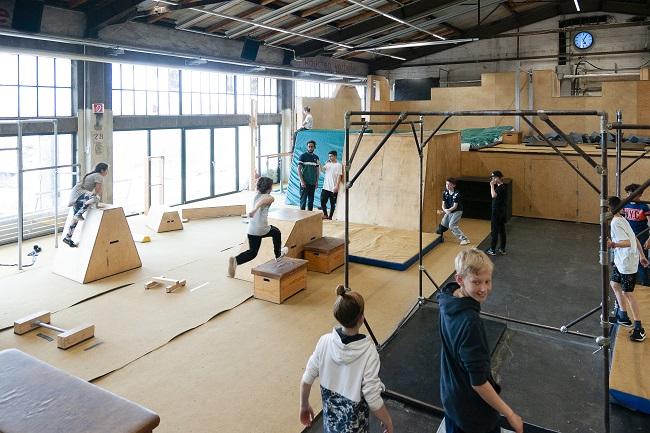 2019 IAKS Study Trip_inside parkour die halle_ÖISS Florian Szeywerth