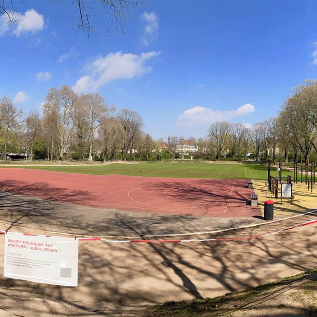 gesperrte Sportanlage