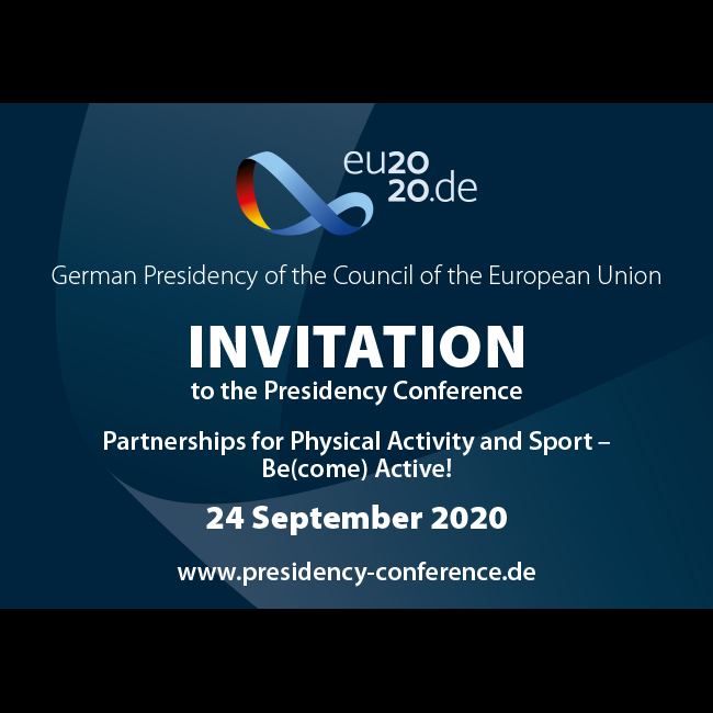 Flyer for the EU Presidency Conference Be(come) Active