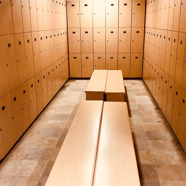 locker room