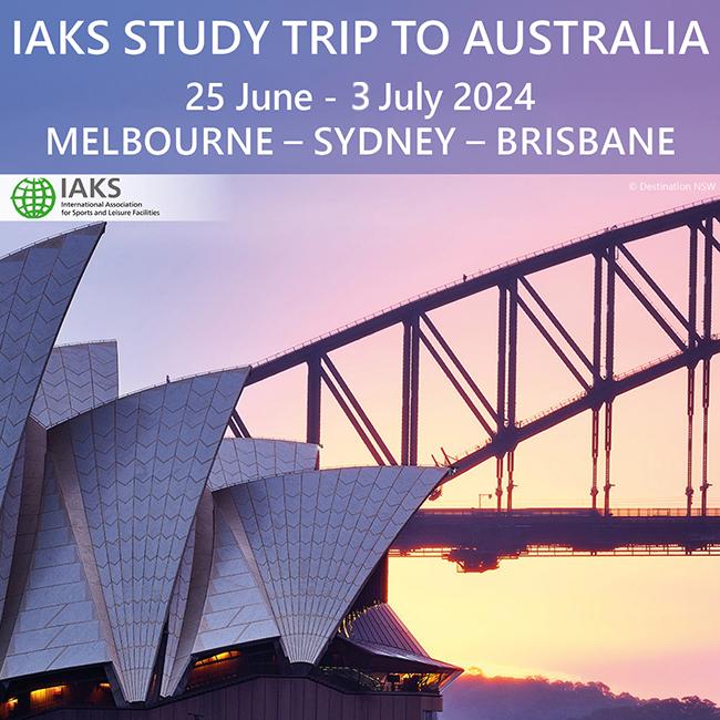 2024 IAKS Study Trip Australia Flyer Cover