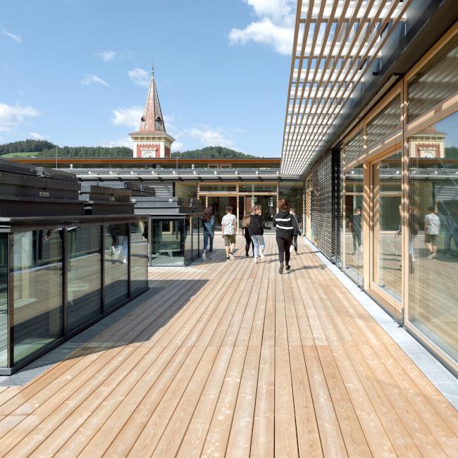 Gloggnitz Sports Hall sb 1 2021 05_Upper Schoolyard David Boureau.jpg