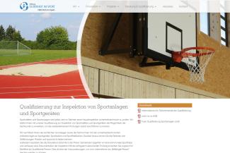 screenshot der Seite stiftung sicherheit im sport