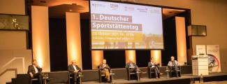 1. Deutscher Sportstättentag, Podium, Diskussion
