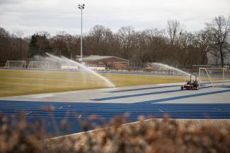Bewässerung von Rasen